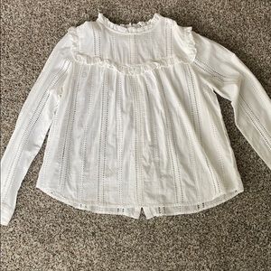 Gap Eyelet blouse